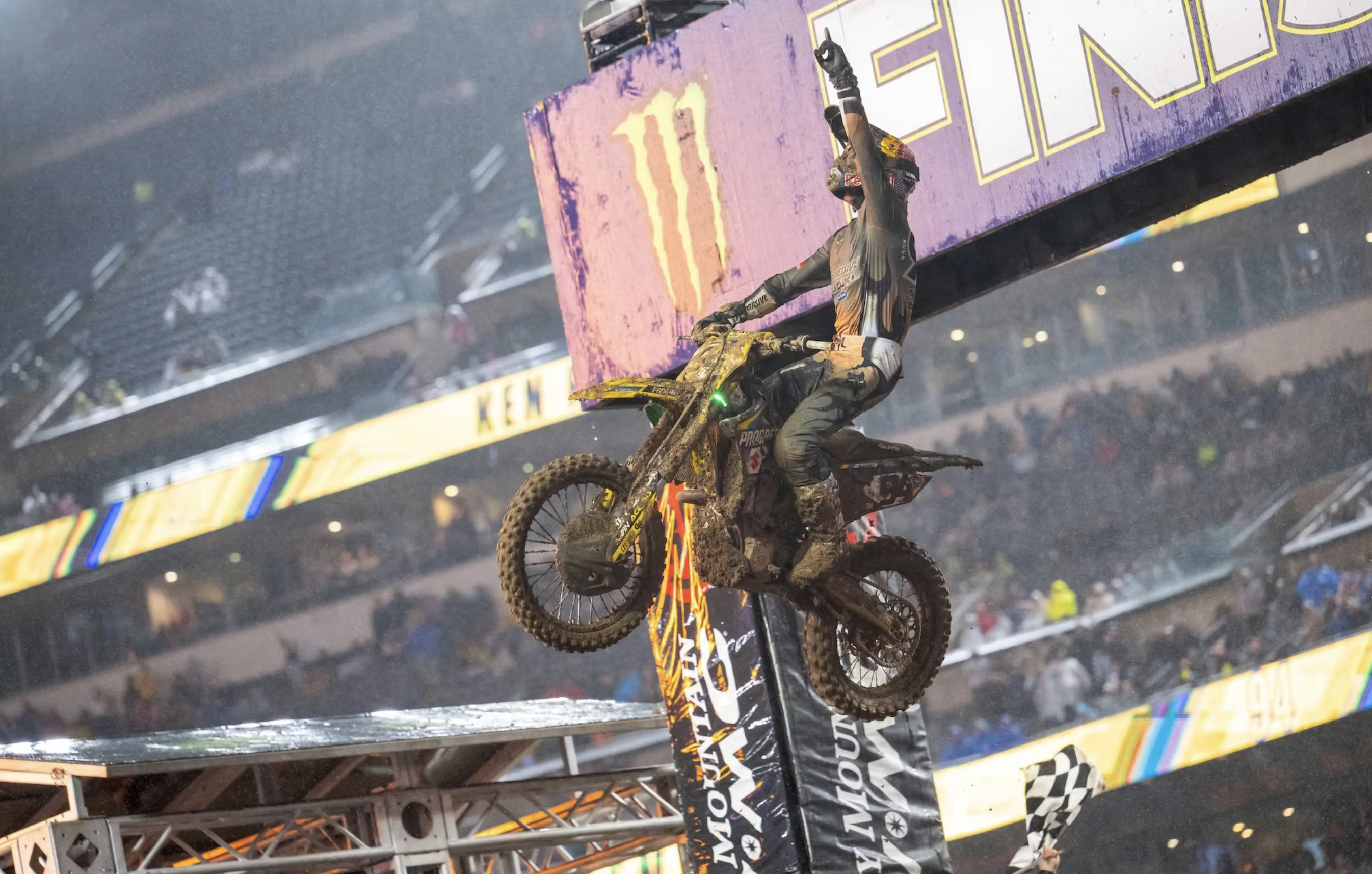 Ken Roczen Wins Philadelphia Supercross and Gets the Red Plate